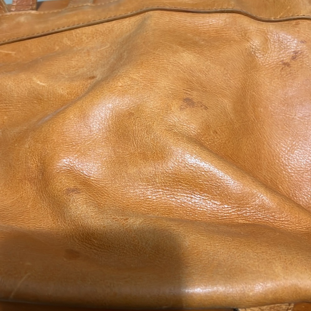 Able Cognac Leather Backpack - Picture 11 of 11